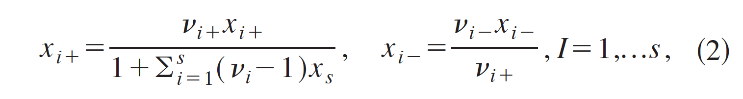 Equation (2)